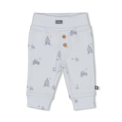FARM LIFE - Organic Cotton 1x1 Rib Allover Print Fashion Pants