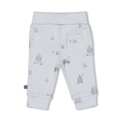 FARM LIFE - Organic Cotton 1x1 Rib Allover Print Fashion Pants