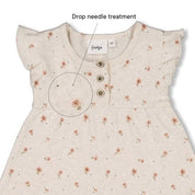 SWEET POPPY - Allover Print Rib Ajour Dress