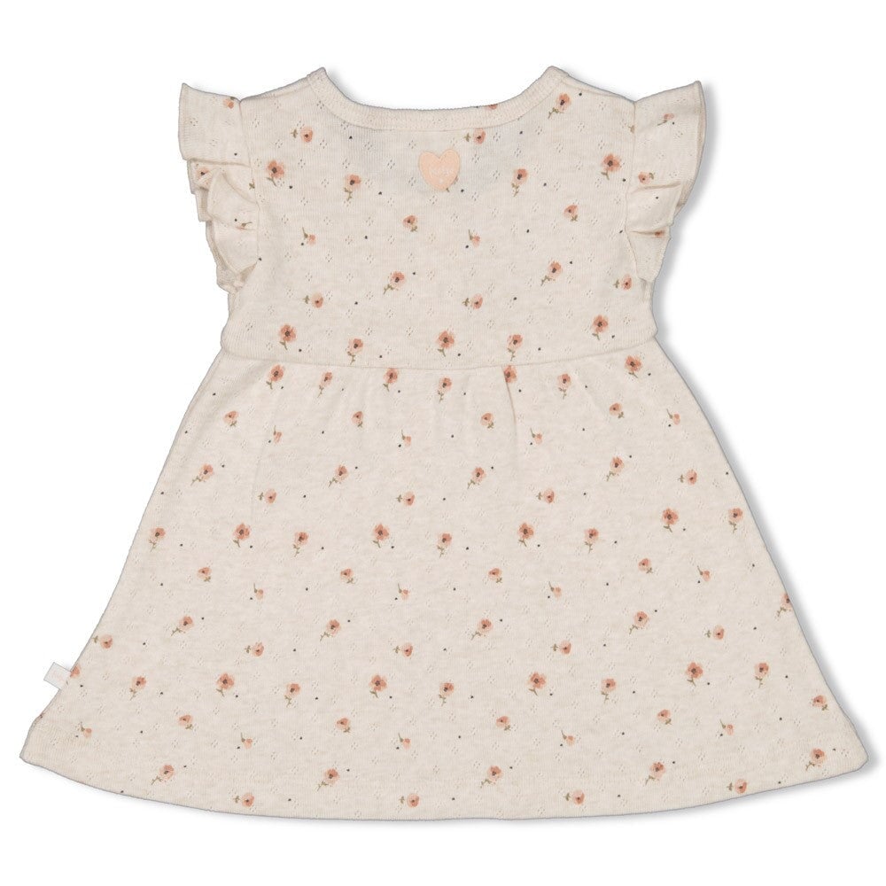 SWEET POPPY - Allover Print Rib Ajour Dress