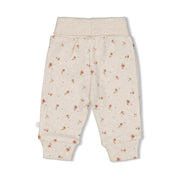 SWEET POPPY - Rib Ajour Allover Print Fashion Pants