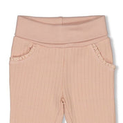 SWEET POPPY - 2x2 Rib Knit Fashion Pants