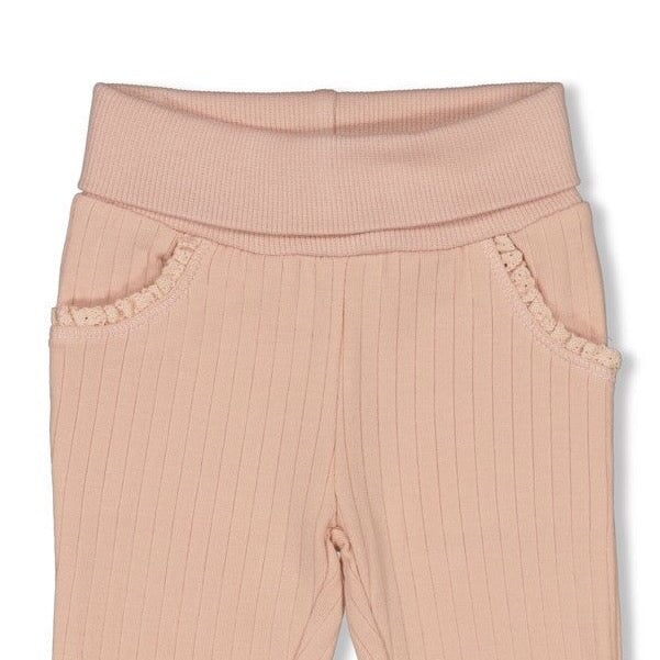 SWEET POPPY - 2x2 Rib Knit Fashion Pants