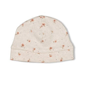 SWEET POPPY - Allover Print Rib Ajour Bonnet