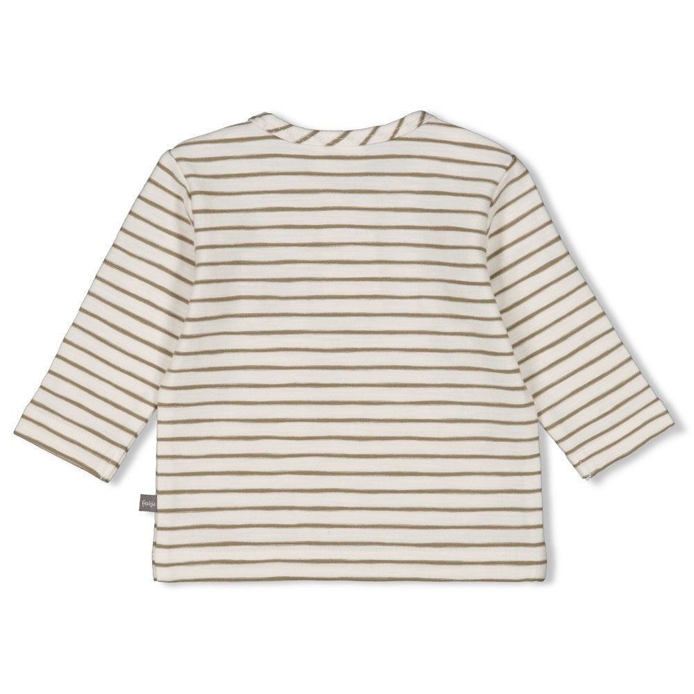MINI ADVENTURER - Embroidered Ballon Slub Yarn Top