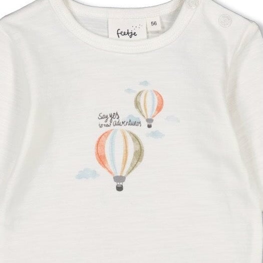 MINI ADVENTURER - "say yes to new adventures" Slub Yarn Top