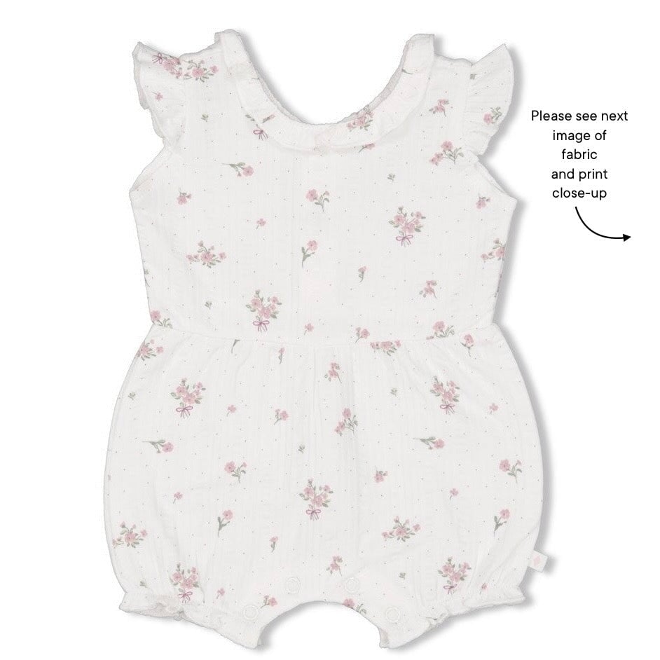 BLOSSOM - Allover Print Seersucker Fashion Playsuit