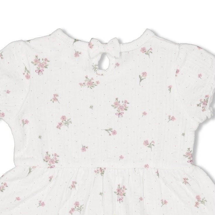 BLOSSOM - Seersucker Allover Print Fashion Swing Top