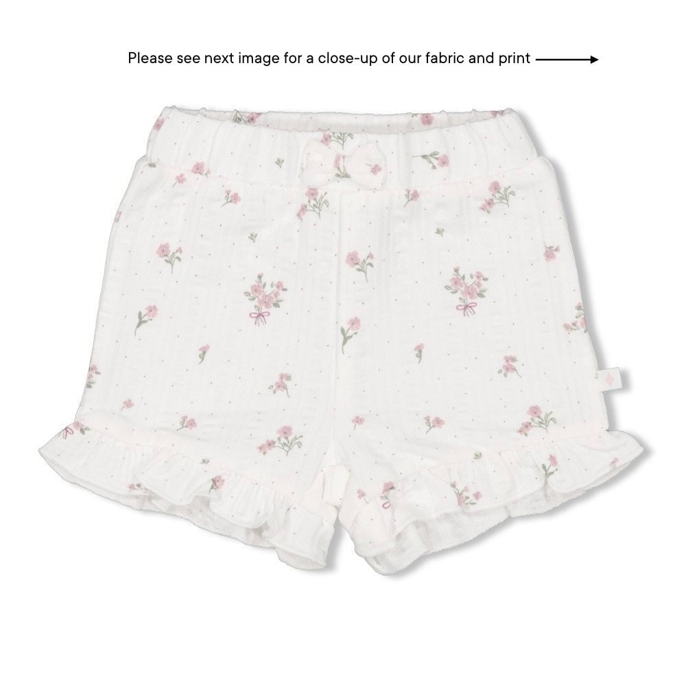 BLOSSOM - Seersucker Allover Print Fashion Short