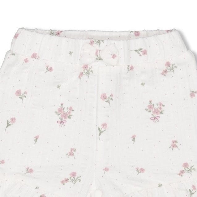 BLOSSOM - Seersucker Allover Print Fashion Short