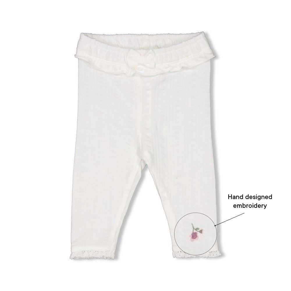 BLOSSOM - Flower Seersucker Fashion Legging