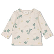 TURTELLY COOL - Allover Print "Fancy Fabric" Knit Top