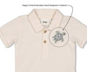 TURTELLY COOL - "Happy Turtle" Embroidered Polo Top