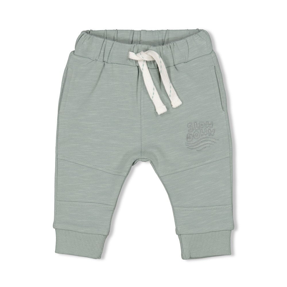 TURTELLY COOL- "slow down" Embroidery Fashion Pants