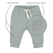 TURTELLY COOL- "slow down" Embroidery Fashion Pants