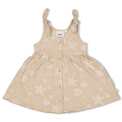 STARFISH WISHES Dress - Allover Print Single Jersey Sleeveless Swing Dress