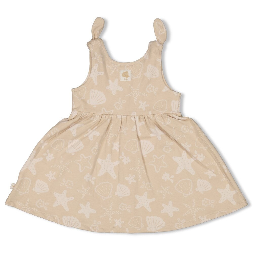 STARFISH WISHES Dress - Allover Print Single Jersey Sleeveless Swing Dress