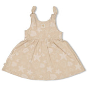 STARFISH WISHES Dress - Allover Print Single Jersey Sleeveless Swing Dress