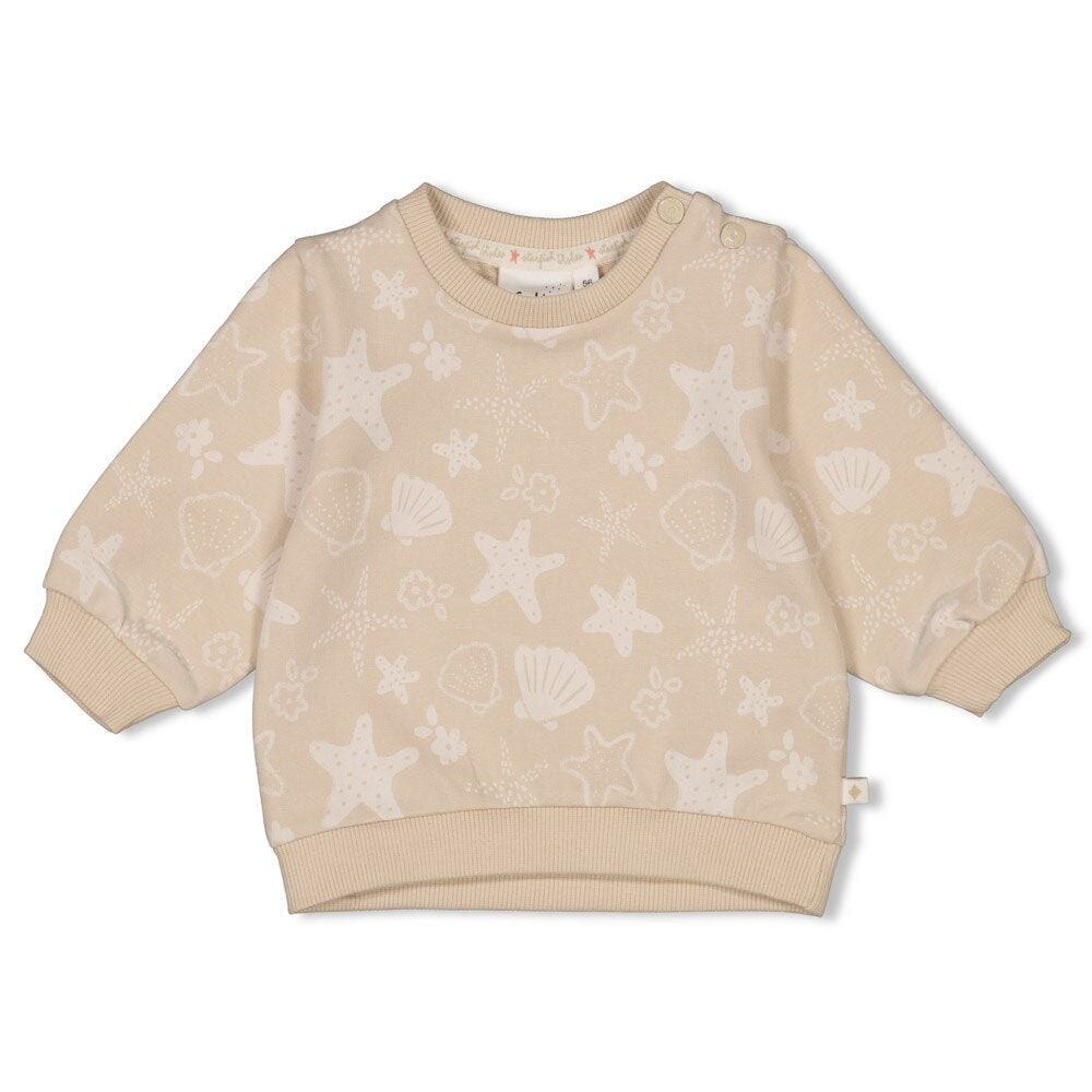 STARFISH WISHES - Allover Print French Terry Sweat Top