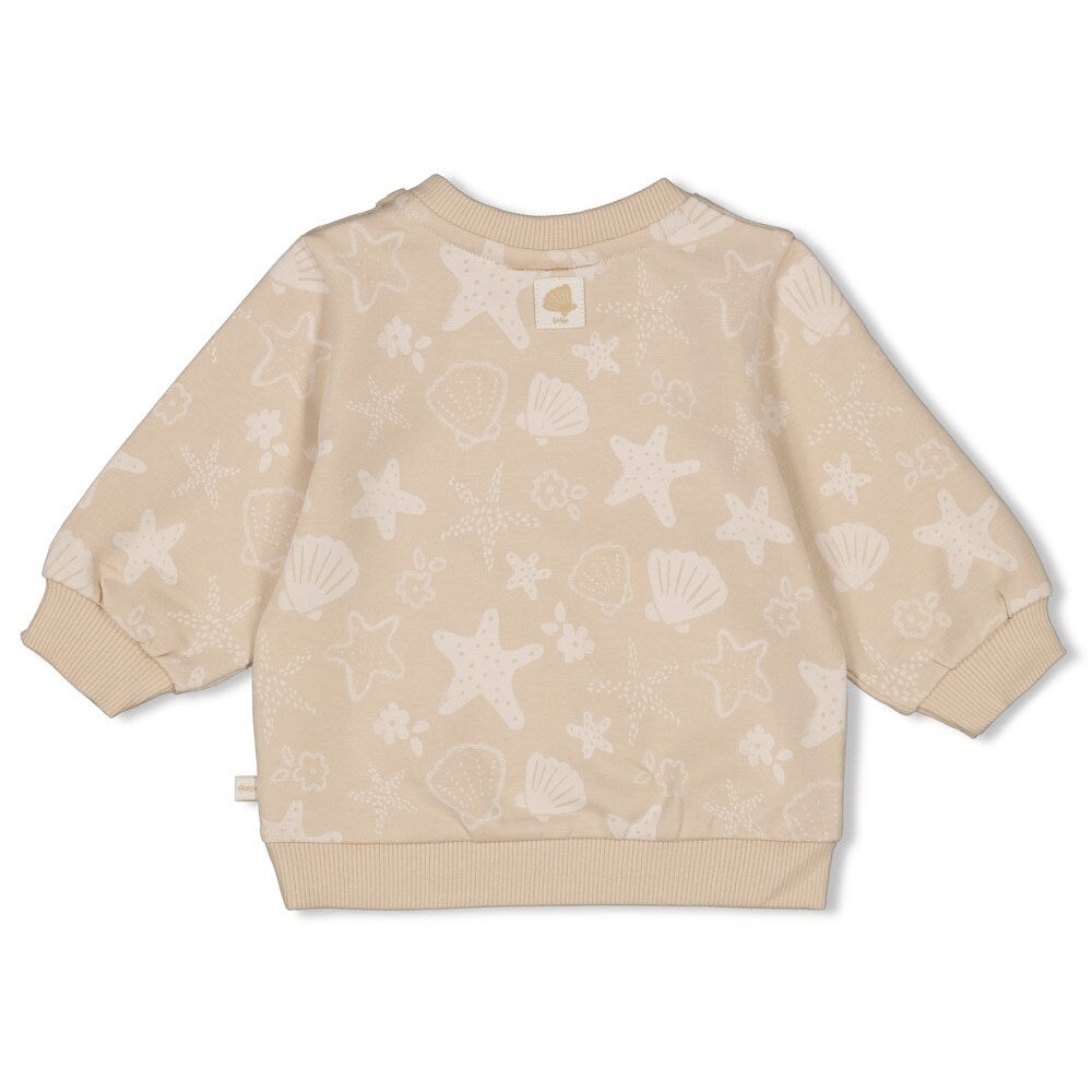 STARFISH WISHES - Allover Print French Terry Sweat Top