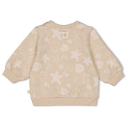 STARFISH WISHES - Allover Print French Terry Sweat Top