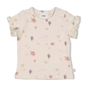 STARFISH WISHES - Allover Print Slub Yarn Fashion Top