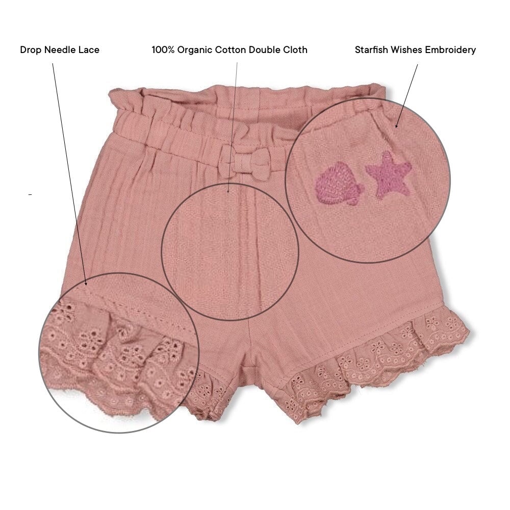 STARFISH WISHES - Double Cloth Keepsake Fashion Shorts