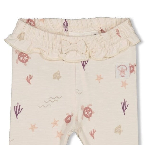 STARFISH WISHES - Allover Print Slub Yarn Fashion Leggings