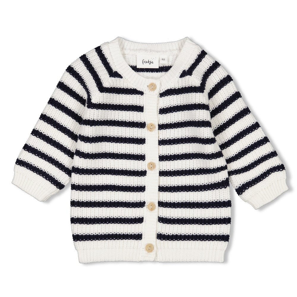 ROCK MY BOAT - Classic Fancy Knit Keepsake Cardigan Sweater