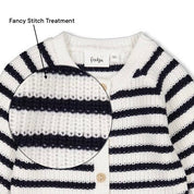 ROCK MY BOAT - Classic Fancy Knit Keepsake Cardigan Sweater