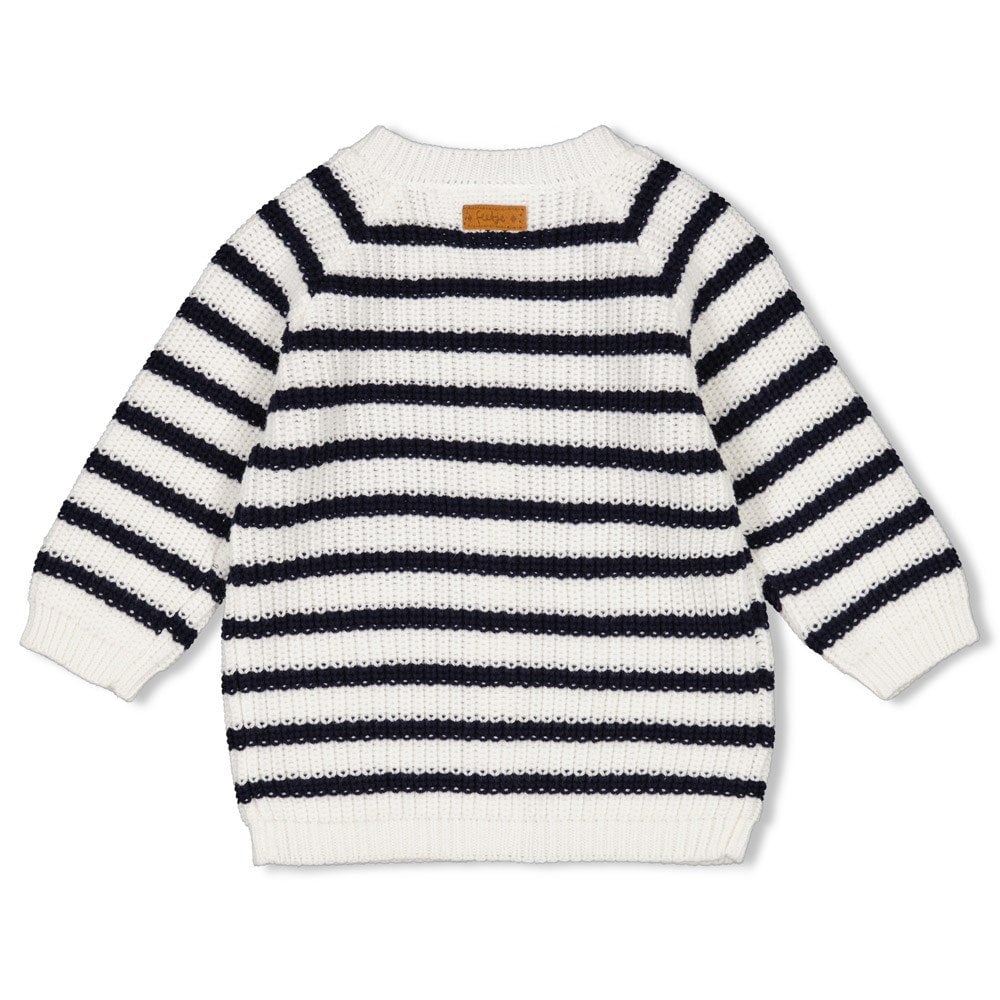 ROCK MY BOAT - Classic Fancy Knit Keepsake Cardigan Sweater