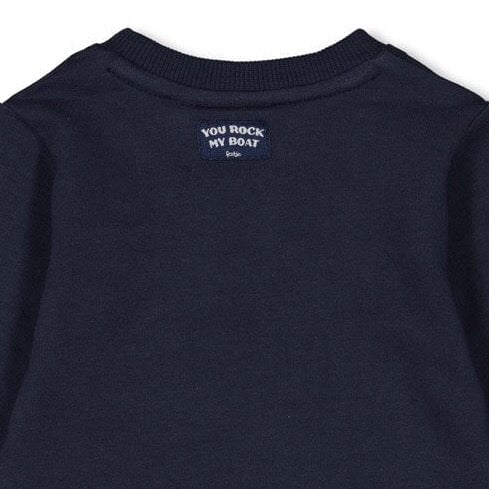 ROCK MY BOAT - French Terry Classic Henley Top