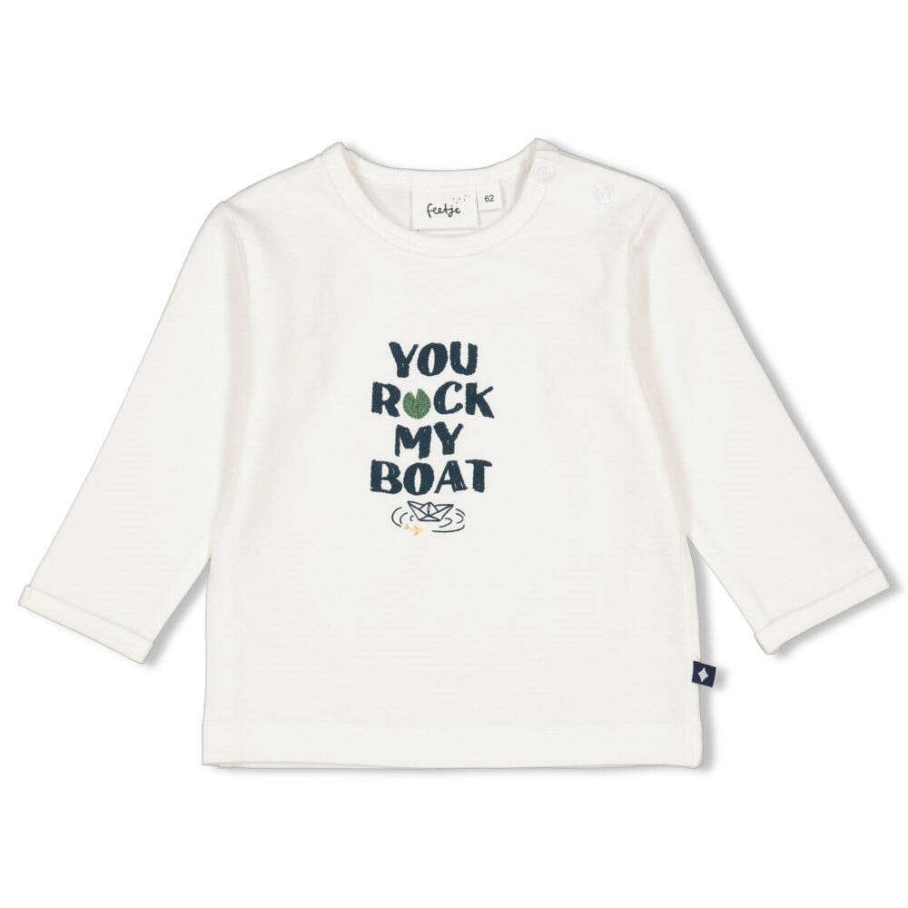 ROCK MY BOAT- Single Jersey "You Rock My Boat" Fashion Top