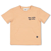 ROCK MY BOAT - "Row With the Flow" Slub Yarn Single Jersey Bib Top