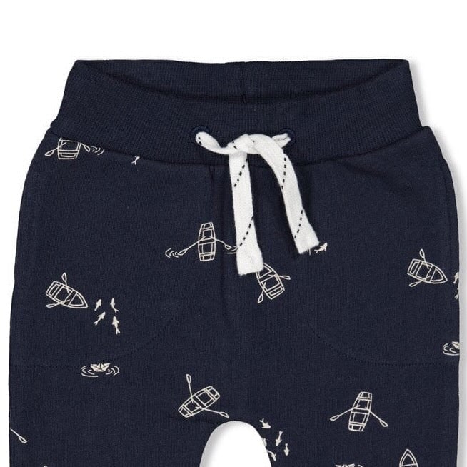ROCK MY BOAT - Allover Print French Terry Fashion Pants