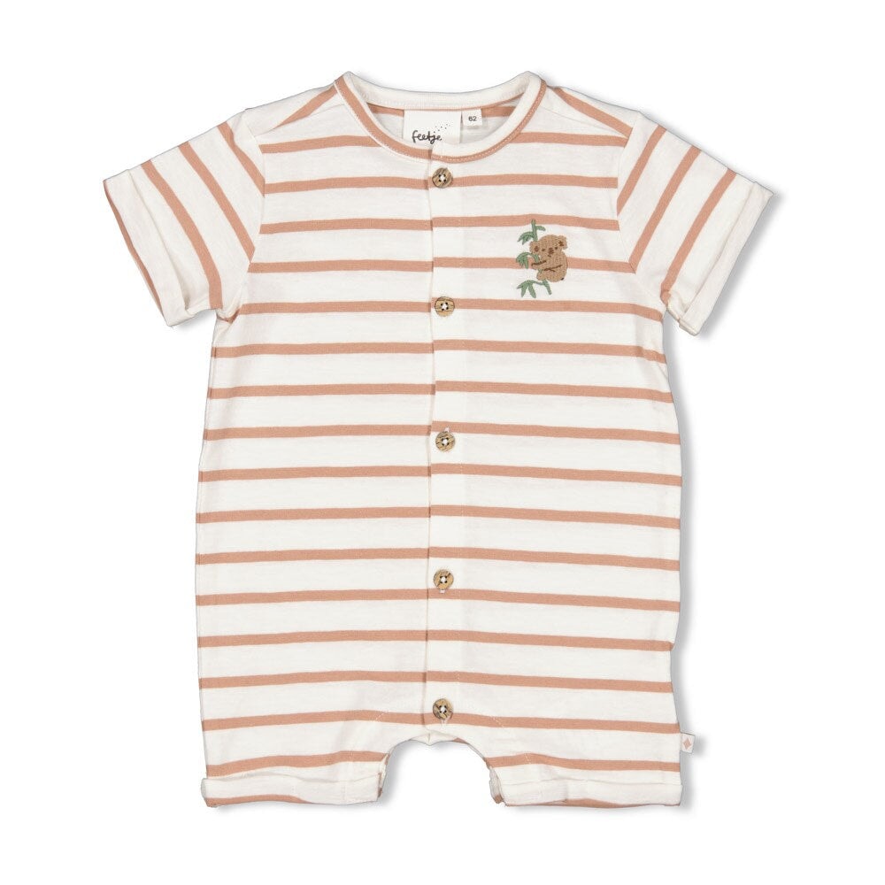 THE CHILL CLUB - Slub Yarn Stripe Short Suit