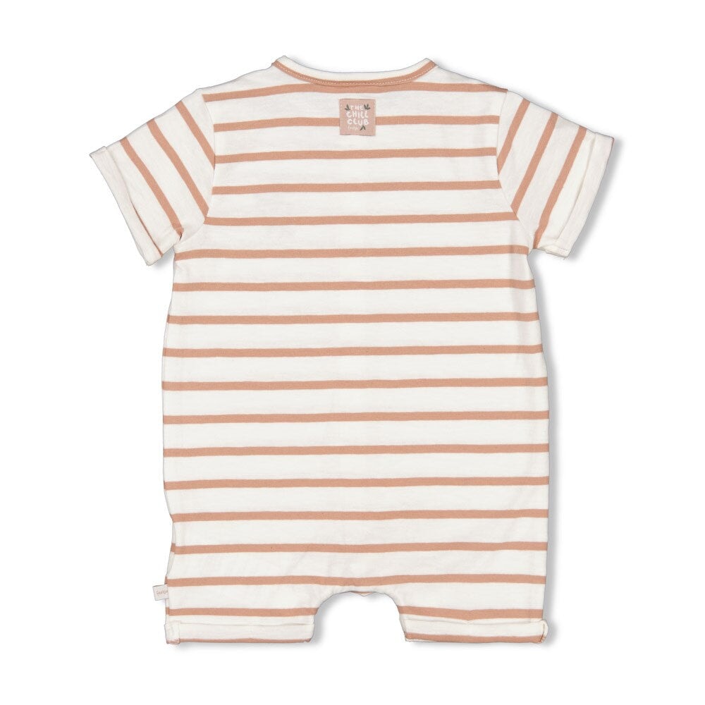 THE CHILL CLUB - Slub Yarn Stripe Short Suit