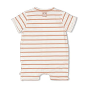 THE CHILL CLUB - Slub Yarn Stripe Short Suit