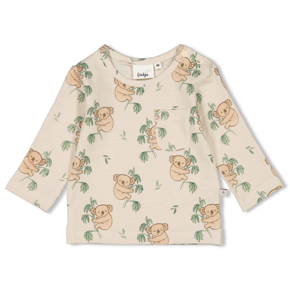 THE CHILL CLUB - Allover Print Slub Yarn Top