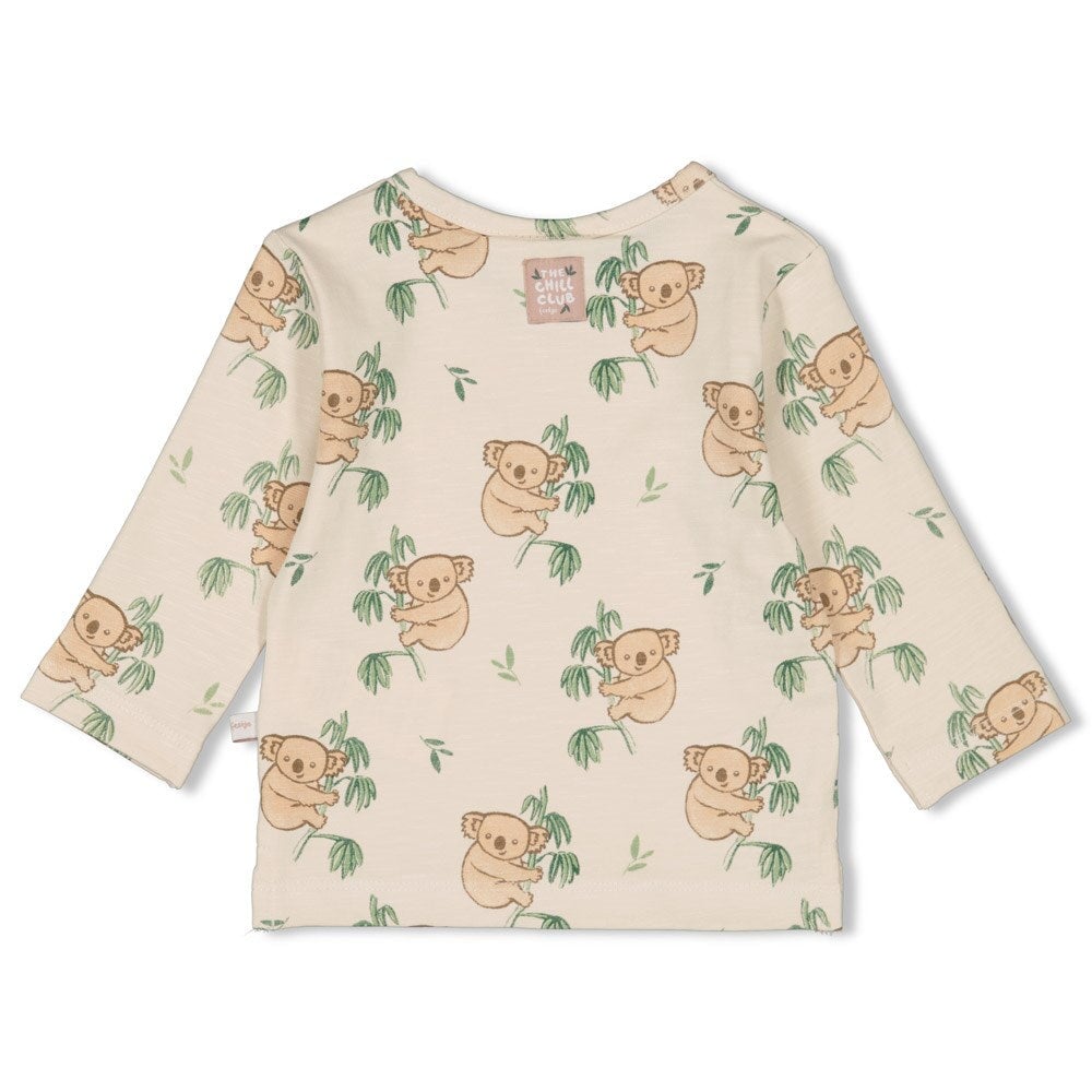 THE CHILL CLUB - Allover Print Slub Yarn Top