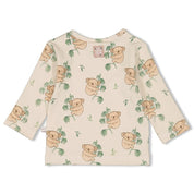 THE CHILL CLUB - Allover Print Slub Yarn Top