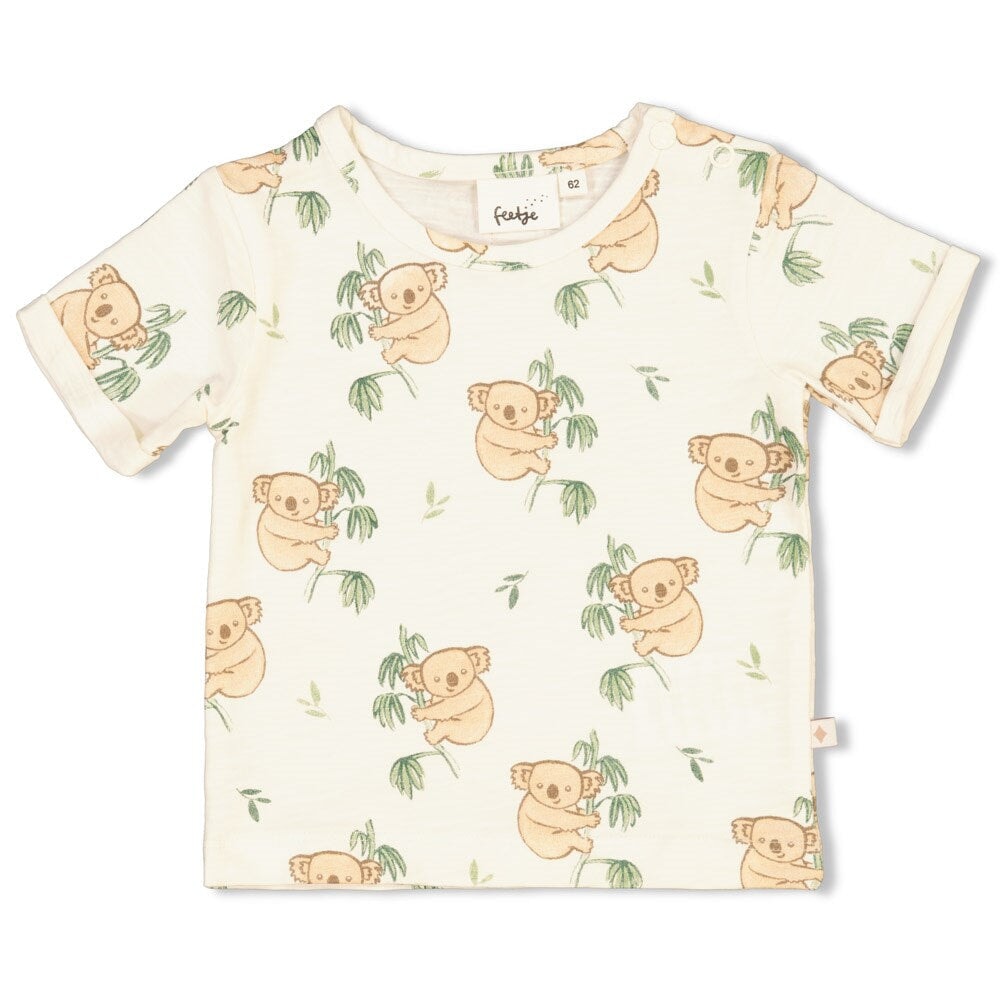 THE CHILL CLUB - Allover Print Slub Yarn Fashion Top