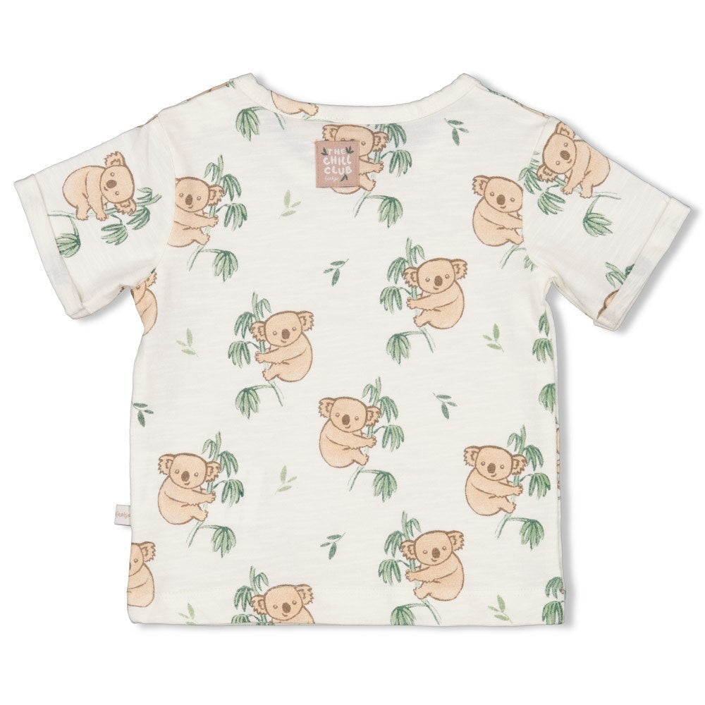 THE CHILL CLUB - Allover Print Slub Yarn Fashion Top