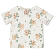 THE CHILL CLUB - Allover Print Slub Yarn Fashion Top