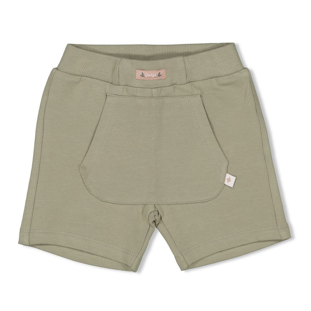 THE CHILL CLUB - Front Bib French Terry Fashion Shorts
