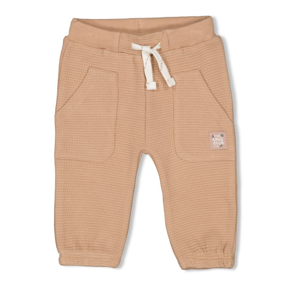 THE CHILL CLUB - Organic Cotton Waffle Knit Fashion Pants