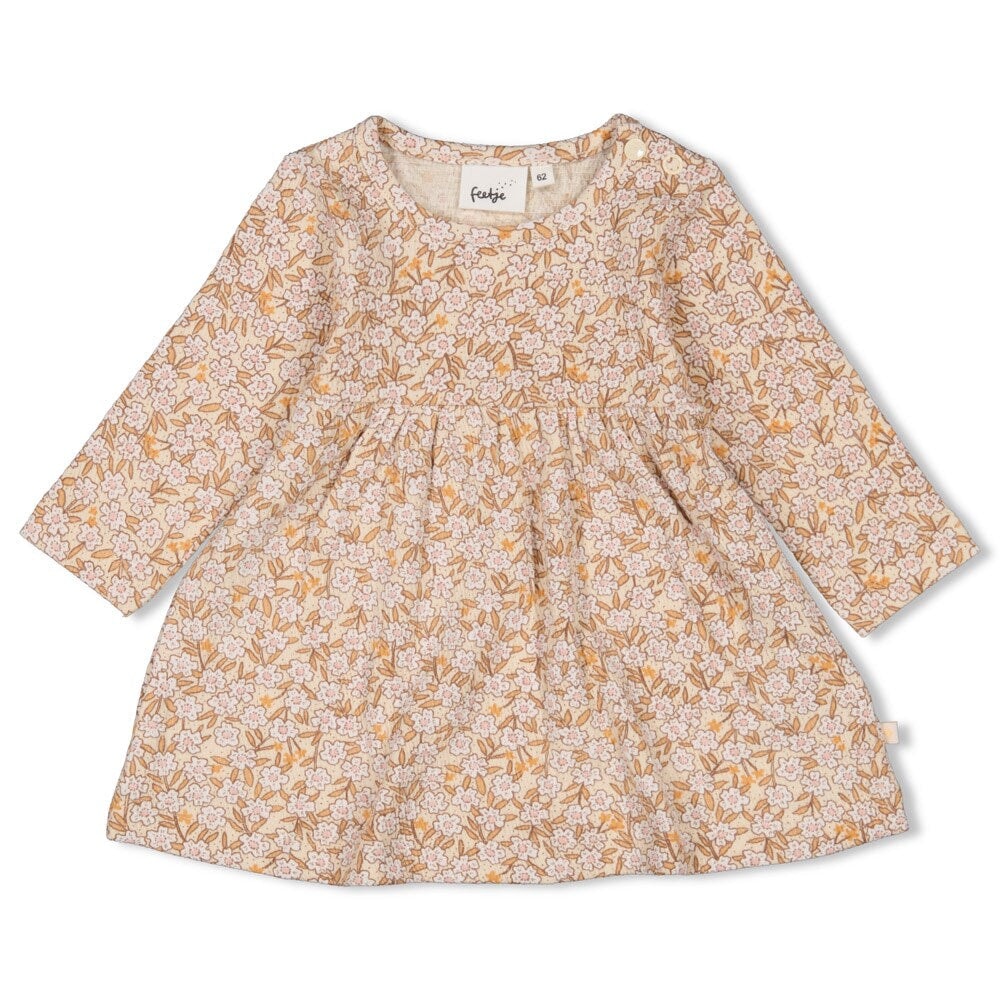 FLOWER FIELD - Allover Print "Fancy Fabric" Swing Dress