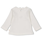 FLOWER FIELD - Fancy Pointelle Embroidered Fashion Top