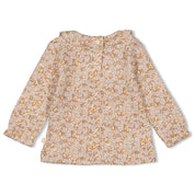 FLOWER FIELD - Allover Print "Fancy Fabric" Fashion Top