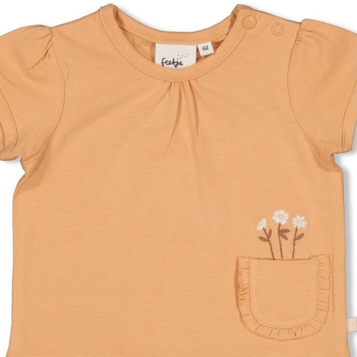 FLOWER FIELD - Single Jersey "flowers in my pocket" Fashion Top